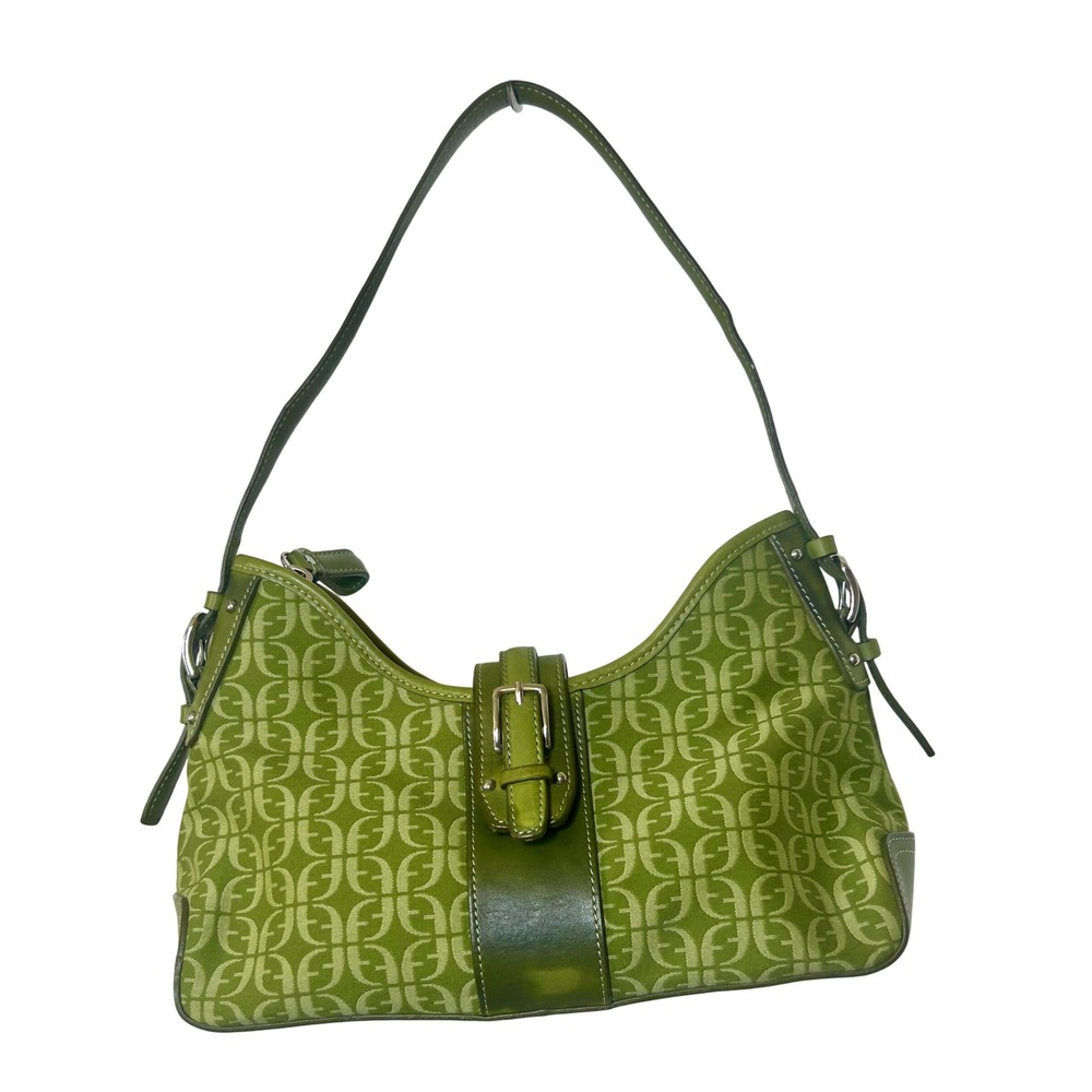 Fossil Olive Patterned Hobo Bag